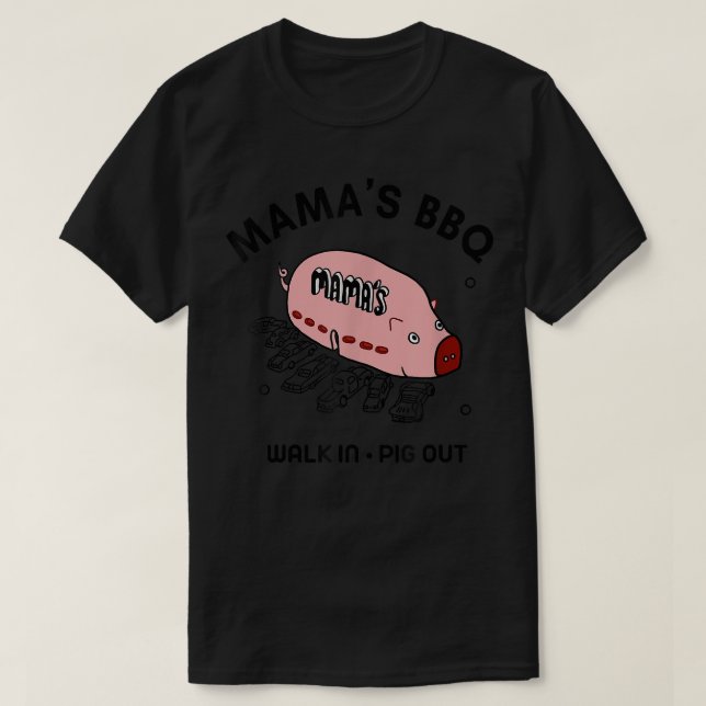 Mac Mamas GRILLEN geht in sonniges Sommergeschenk  T-Shirt (Design vorne)