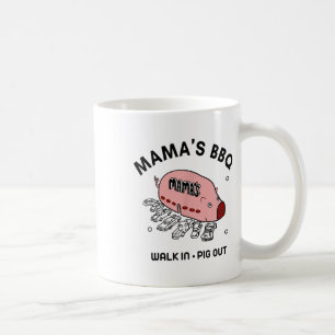 Mac Mamas Grillen Spaziergang in Pig Out Sonniges Kaffeetasse