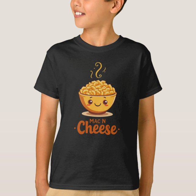 Mac N Cheese Süße Schüssel T-Shirt (Vorderseite)