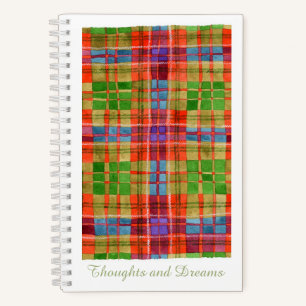 MAC RAE TARTAN 5.5x8.5 SpiralNotebook Notizbuch