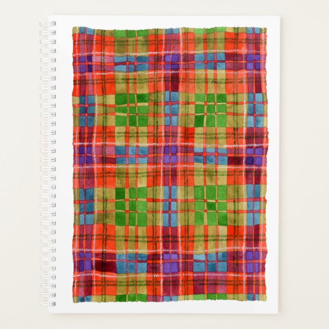 MAC RAE TARTAN 8.5x11 Planer / Kalender (Vorderseite)