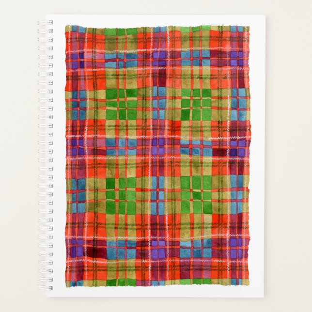MAC RAE TARTAN 8.5x11 Planer / Kalender (Vorderseite)
