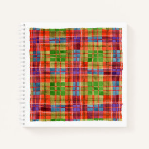 MAC RAE TARTAN 8.5x8.5 SpiralNotebook Notizbuch