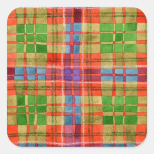 MAC RAE TARTAN Große Aufkleber am Platz