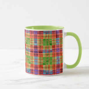 MAC RAE TARTAN Limone Combo-Tasse Tasse
