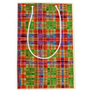 MAC RAE TARTAN Mittlere Geschenktasche Mittlere Geschenktüte
