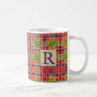 MAC RAE TARTAN Weiße Tasse + Erste