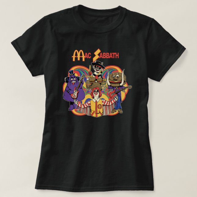 Mac Sabbath Black Essential T - Shirt (Design vorne)