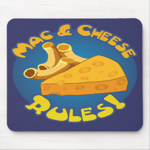 Mac-u. Käse-Regeln Mousepad