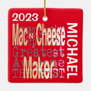 Mac und Cheese Maker Extraordinaire CUSTOM Keramikornament