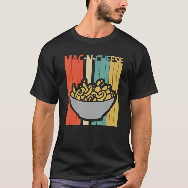 Mac und Käse Essen T-Shirt (Vorderseite)