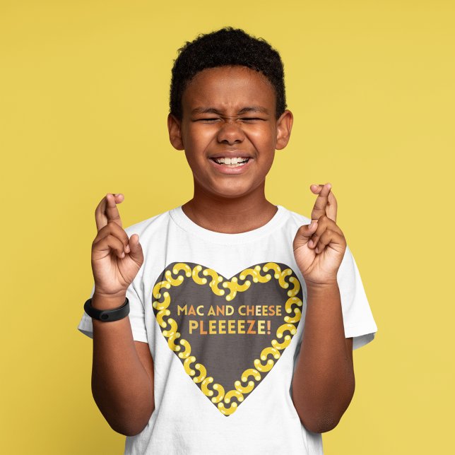 Mac und Käse T-Shirt (Kids love Mac n Cheese)
