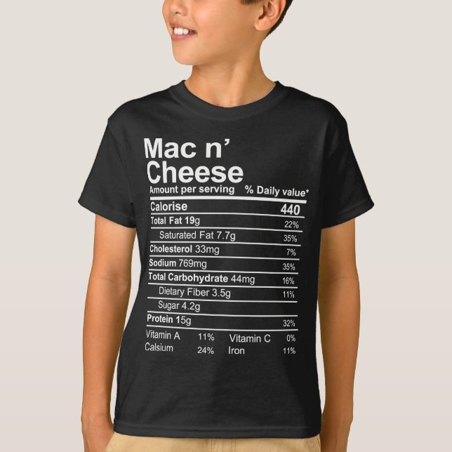 Mac und Käse T-Shirt (Vorderseite)
