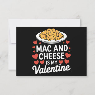 Mac und Käse Valentine Mac in Cheese Lover Geschen Dankeskarte