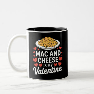 Mac und Käse Valentine Mac in Cheese Lover Geschen Zweifarbige Tasse