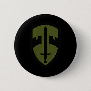 Mac-v Army Small Unit Patch VollfarbVietnam Vet Button