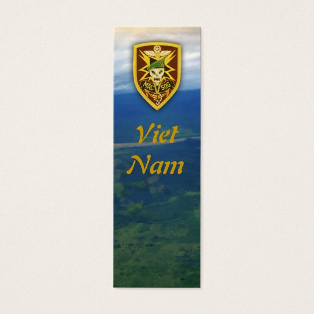 mac v sog vietnam veteran patch bookmarken (Vorderseite)