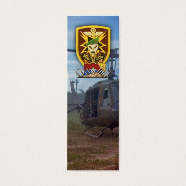 MAC V SOG Vietnam War Patch Bookmarkers (Vorderseite)