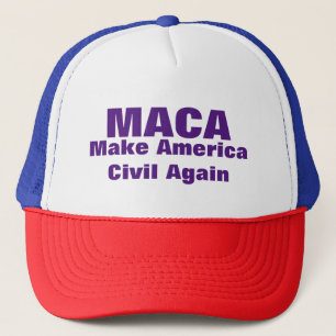 MACA machen amerikanisches ziviles wieder Truckerkappe