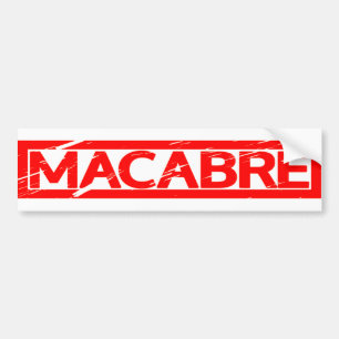 Macabre-Briefmarke Autoaufkleber