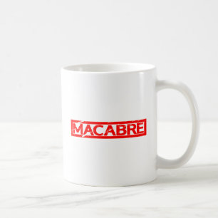 Macabre-Briefmarke Kaffeetasse