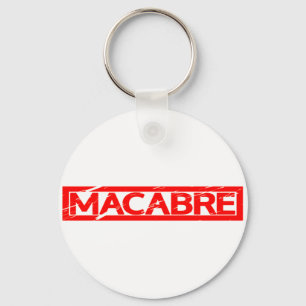 Macabre-Briefmarke Schlüsselanhänger