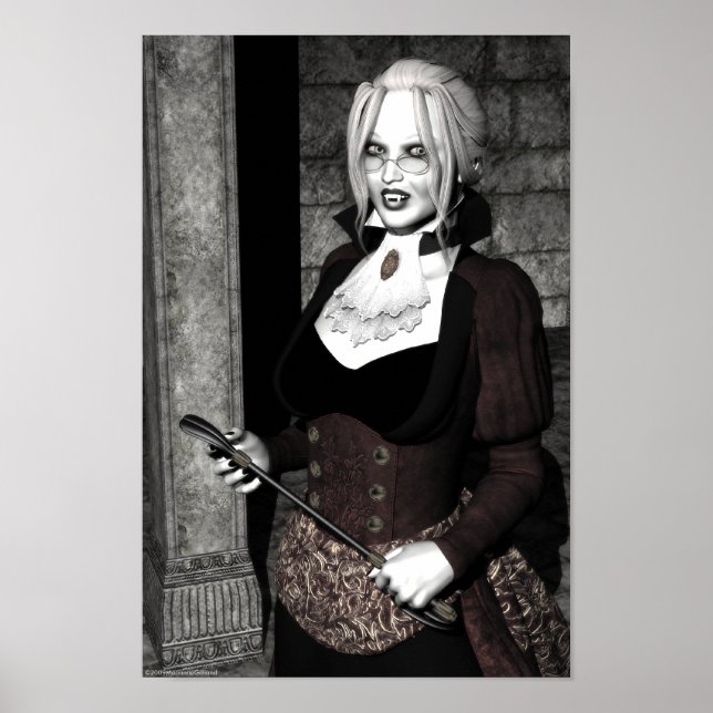 Macabre Mistress Gothic Vampire Poster (Vorne)