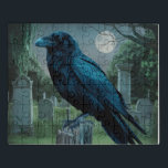 Macabre Vollmond-Szene mit einem rassigen Ghotic Puzzle<br><div class="desc">Tauchen Sie ein in eine faszinierende Welt mit unserem Raven Friedhof Gothic Creepy Full Moon Scene Jigsaw Puzzle. Dieser einzigartige Puzzle-Puzzle-Puzzle-Friedhof, der im Mondschein gebadet wird und mit seinen Grabsteinen und dem rätselhaften Raben voll zum Leben erweckt wird, ist perfekt für die Liebhaber der Gotik geeignet. Erleben Sie den Nervenkitzel,...</div>