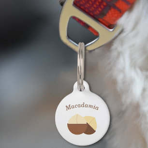 Macadamia Nuts Pet Tag Haustiermarke