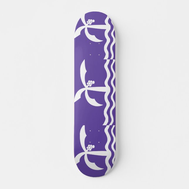 Macae, Brasilien-Flagge Skateboard (Vorne)