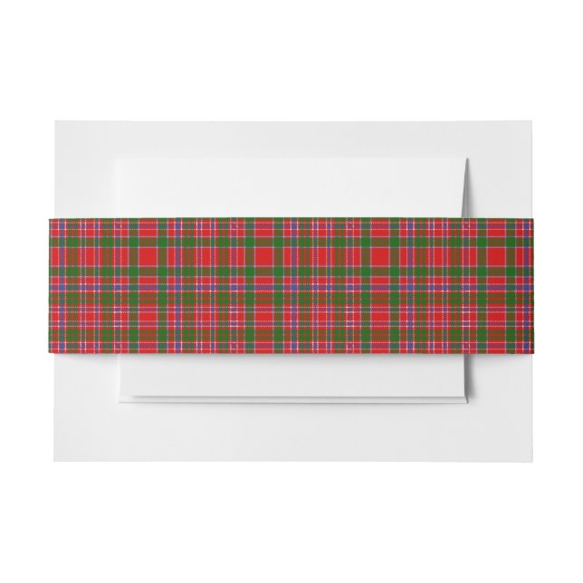 MacAlister Scottish Tartan Bly Band (Vorderseite Beispiel)
