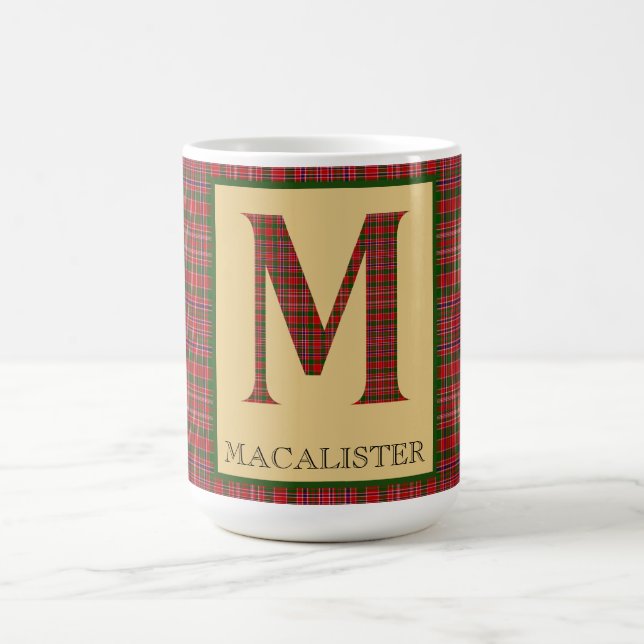 MacAlister Tartan Monogram M Kaffeetasse (Mittel)