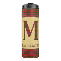 MacAlister Tartan Monogram M