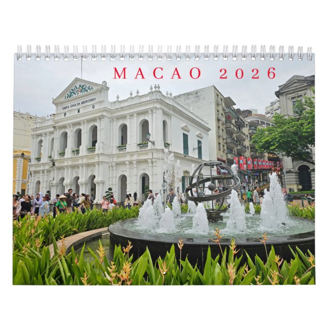 Macao 2026 calendar kalender (Titelbild)