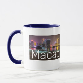 Macao Casino Skyline Panorama China Tasse