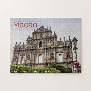 Macao Ruin of St. Paul's Church China Souvenir Puzzle
