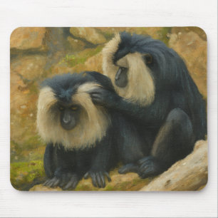 Macaque Bond - Grooming Ritual Mousepad
