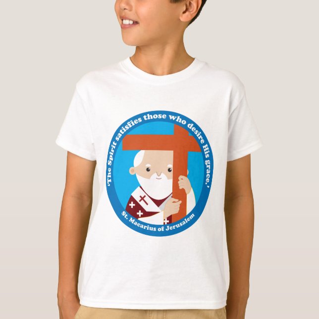 Macarius von Jerusalem T-Shirt (Vorderseite)