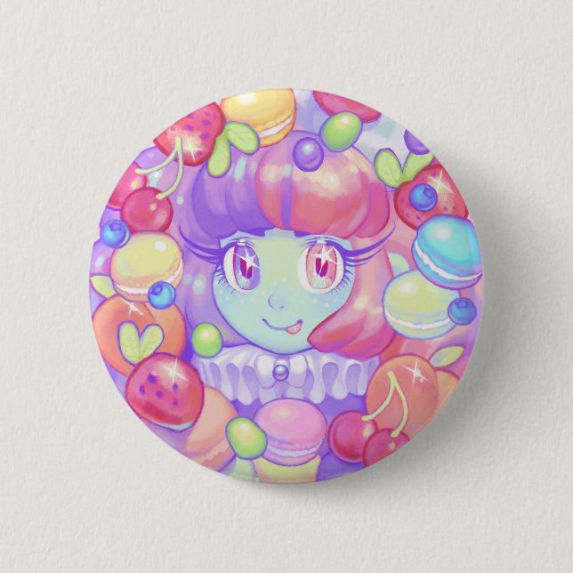 Macaron Button (Vorderseite)