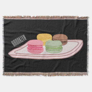 Macaron-Cartoon-Illustration Decke