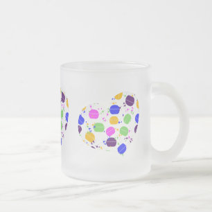 Macaron Confetti Mattglastasse
