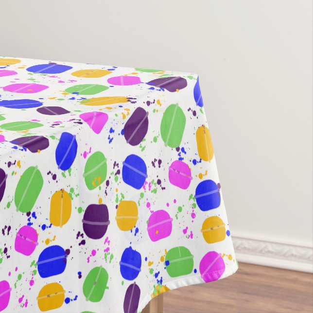 Macaron-Confetti-Tischdecke Tischdecke (Beispiel)