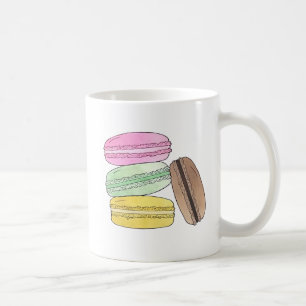 Macaron French Pastry Cookies Macarons Patisserie Kaffeetasse
