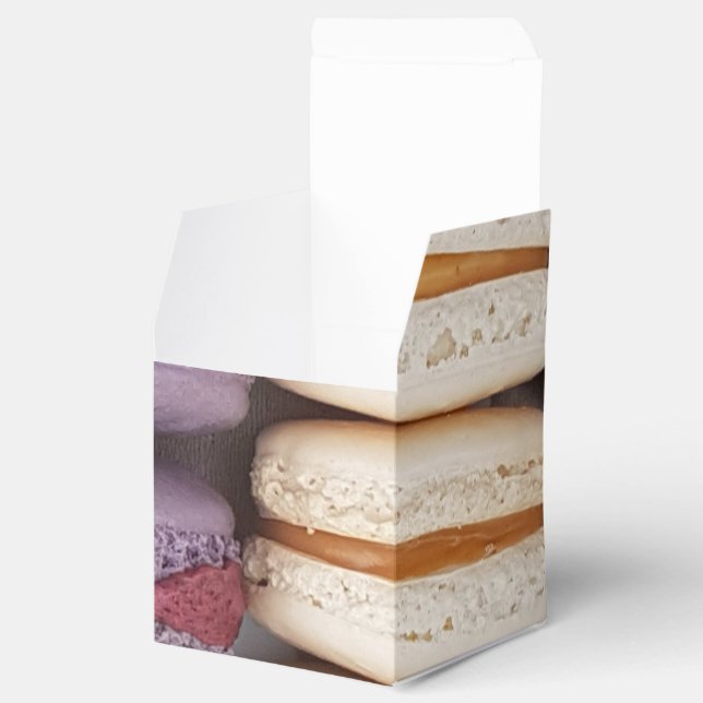 Macaron Gastgeschenk Geschenkboxen Geschenkschachtel (Geöffnet)