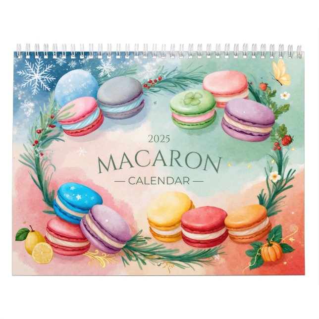 Macaron-Kalender 2025 Kalender (Titelbild)