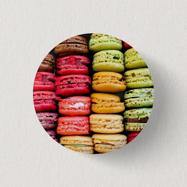 Macaron Knopf-Button Button (Vorderseite)