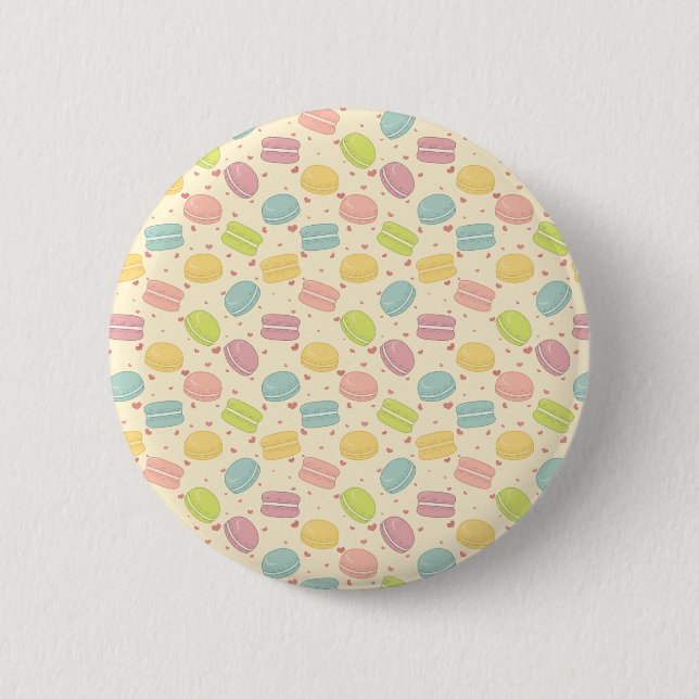 Macaron Liebe Button (Vorderseite)