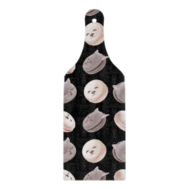 Macaron Muster Schneidebrett (Vorderseite)