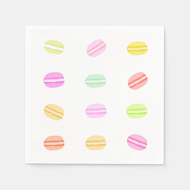 Macaron Paper Napkins Serviette (Vorderseite)