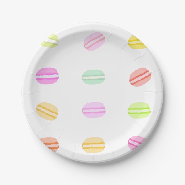 Macaron Paper-Teller Pappteller (Vorderseite)